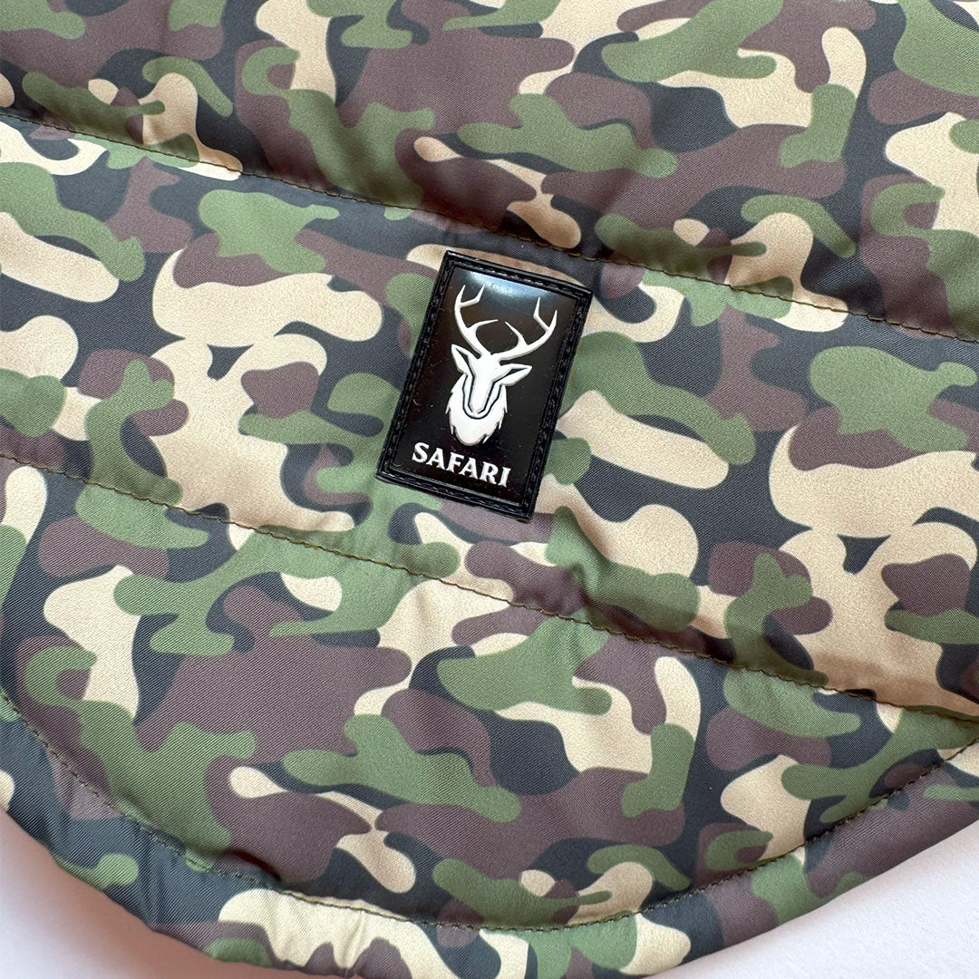 Chaleco Mascota Camuflado verde
