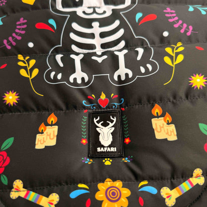 Chaleco Mascota dia de muertos Perro Negro