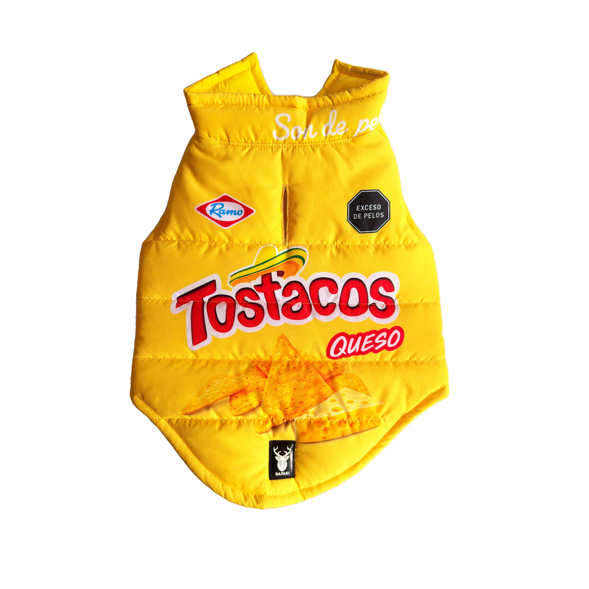 Chaleco Mascota Tostacos Queso
