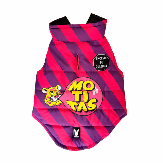 Chaleco Mascota Motitas Morazul