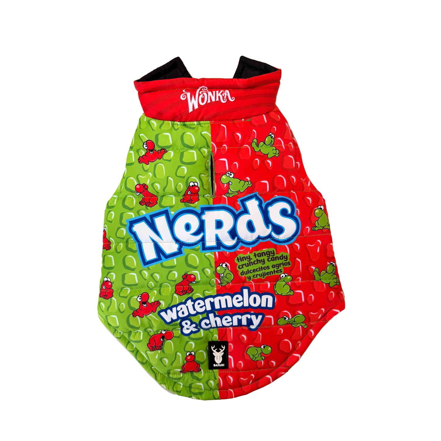 Chaleco Mascota Nerds Sandia