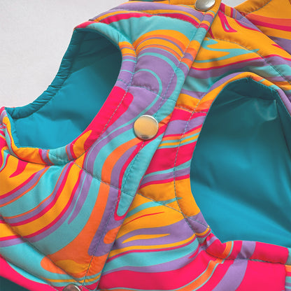 Chaleco Mascota Psychedelic Tropical